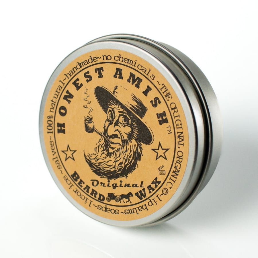 Honest Amish Original Mustache & Beard Wax